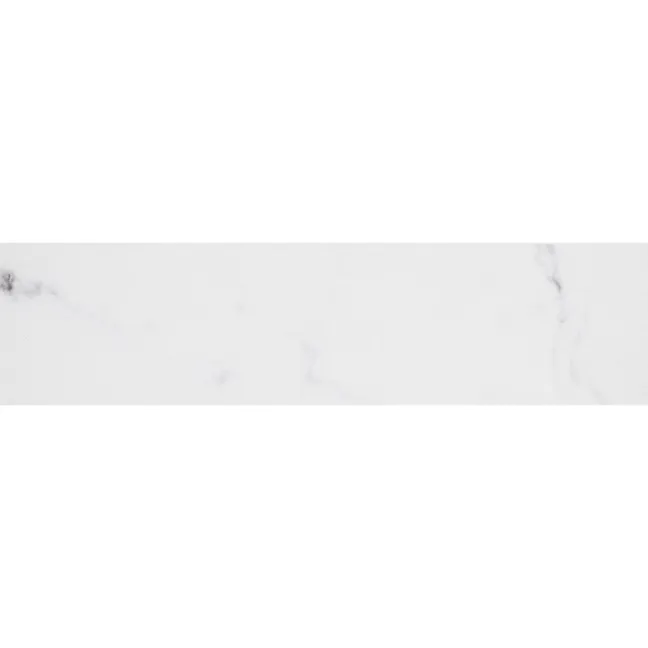 Carrara White Marble Effect Gloss Brick Wall Tile