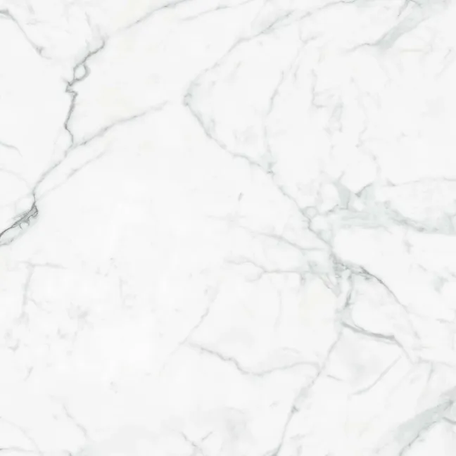 Carrera White Marble Effect Large Polished Porcelain Floor Tile