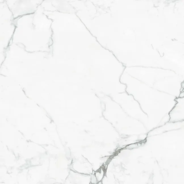 Carrera White Marble Effect Large Polished Porcelain Floor Tile
