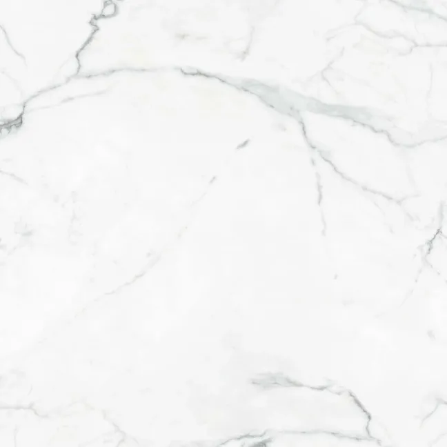 Carrera White Marble Effect Large Polished Porcelain Floor Tile