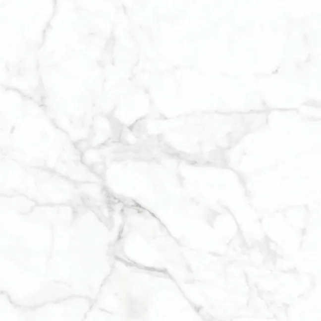 Carrera White Marble Effect Rectified Matt Porcelain Floor Tile