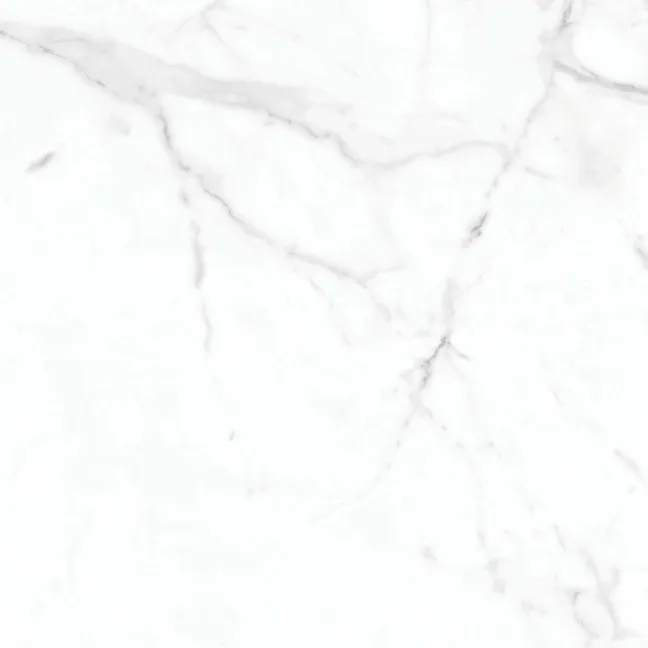 Carrera White Marble Effect Rectified Matt Porcelain Floor Tile