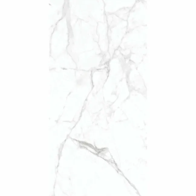 Carrera White Marble Effect Rectified Matt Porcelain Wall and Floor Tile