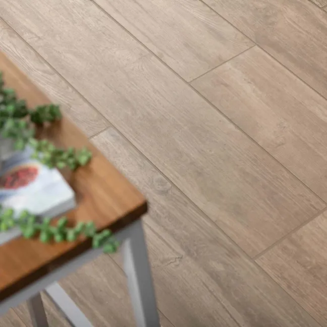 Copenhagen Camel Rectified Matt Wood Effect Porcelain Floor Tile