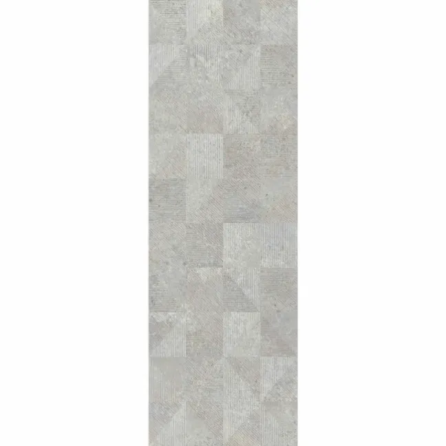 Crassana Decor Grey Concrete Effect Matt Ceramic Wall Tile
