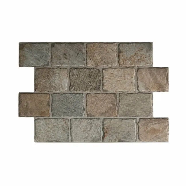Filita Beige Cobblestone Effect Matt Porcelain Wall Tile