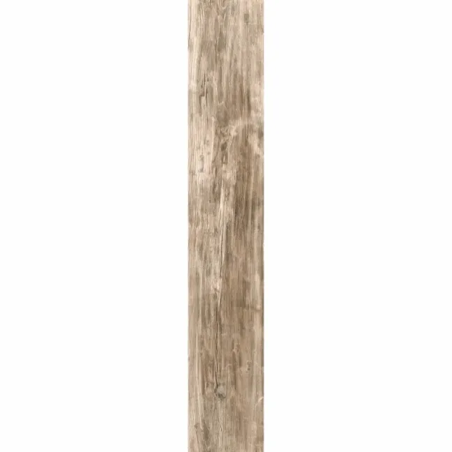 Firewood Brown Mixed Wood Effect Matt Porcelain Floor Tile