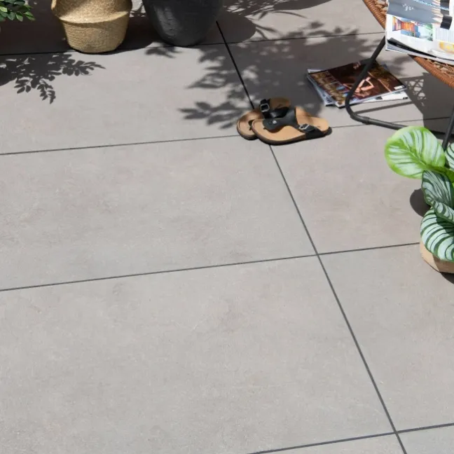 Heritage Antracita Stone Effect Large Outdoor Porcelain Slab Tile