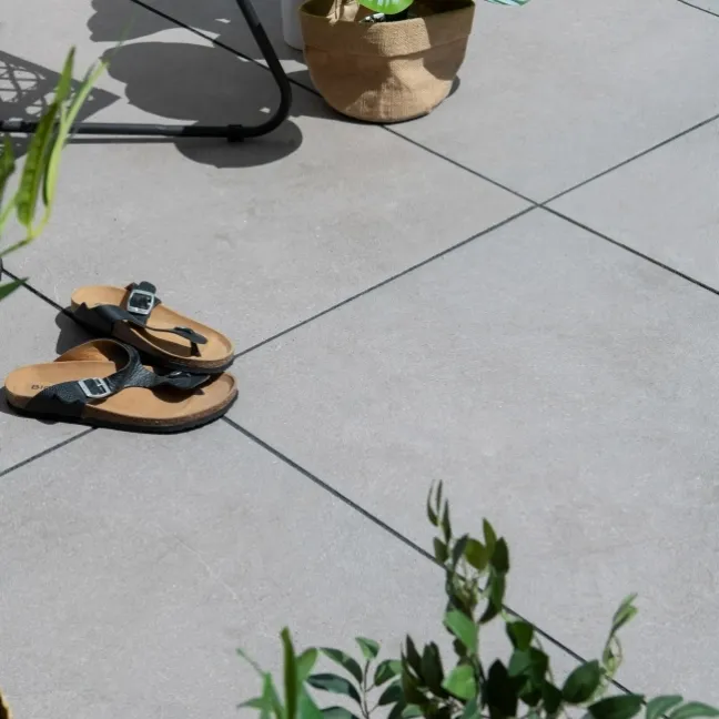 Heritage Antracita Stone Effect Large Outdoor Porcelain Slab Tile