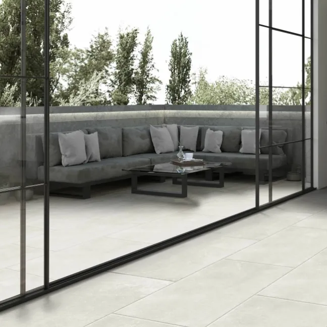 Imperial Beige Chiseled Edge Stone Effect Italian Porcelain Outdoor Slab