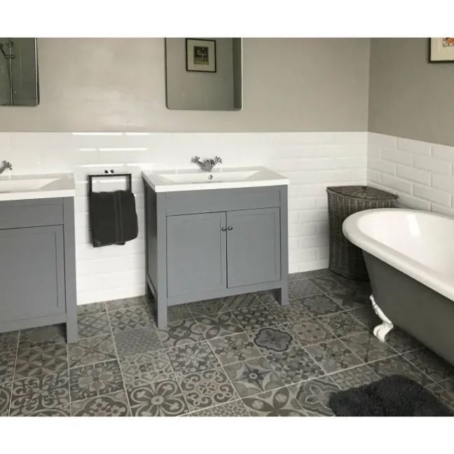 Skyros Delft Grey Wall and Floor Tiles 