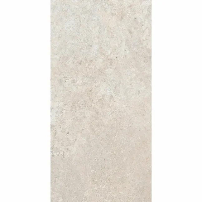 Roca Limestone Effect Ivory Matt Large Porcelain Wall & Floor Tile