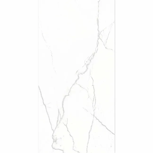 Roca Lincoln White Marble Effect Matt Porcelain Wall & Floor Tile