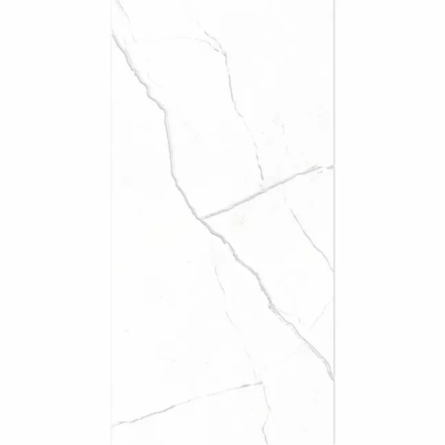Roca Lincoln White Marble Effect Matt Porcelain Wall & Floor Tile