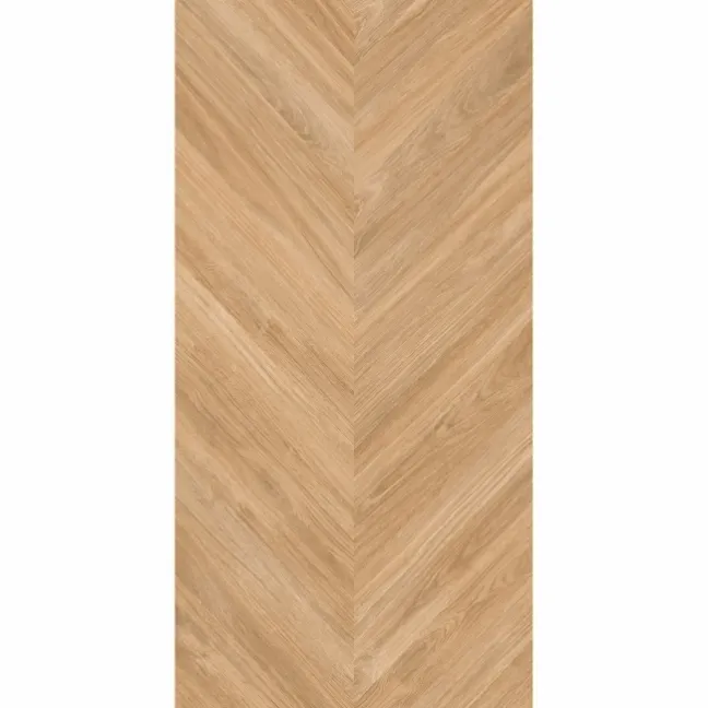Loire Oak Matt Chevron Wood Effect Porcelain Floor Tile