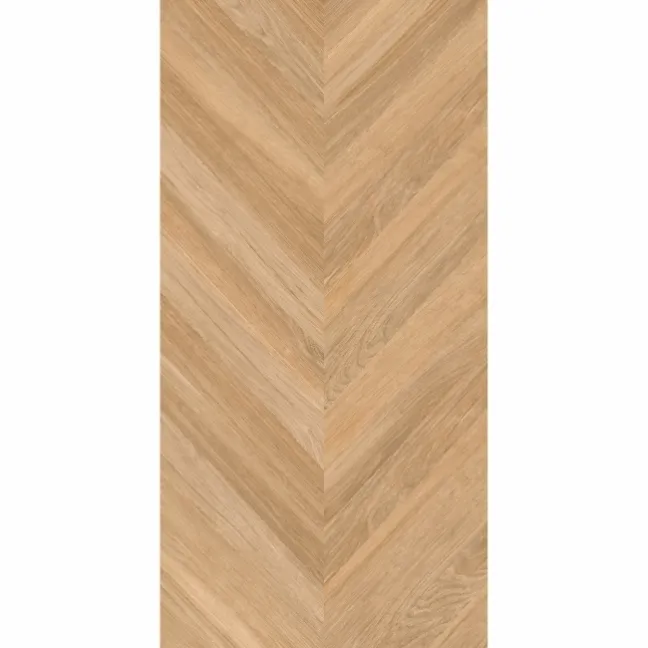 Loire Oak Matt Chevron Wood Effect Porcelain Floor Tile