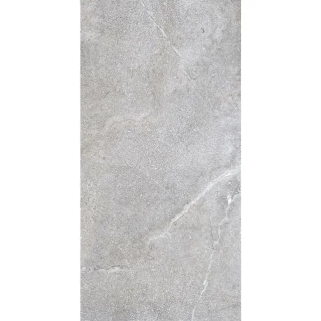 Lucca Grey Anti Slip Matt Stone Effect Porcelain Wall and Floor Tile