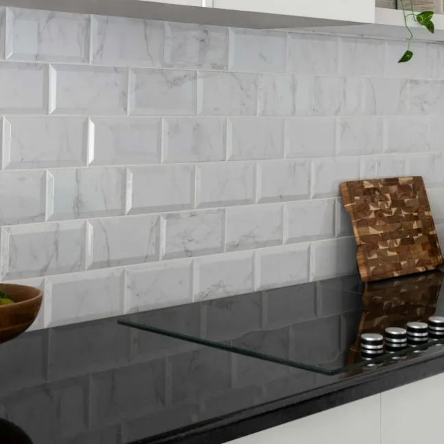 Metro Stone Effect Marble Wall Metro Tiles