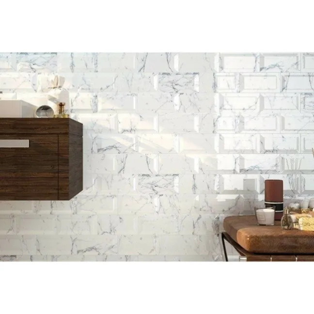 Metro Stone Effect Marble Wall Metro Tiles