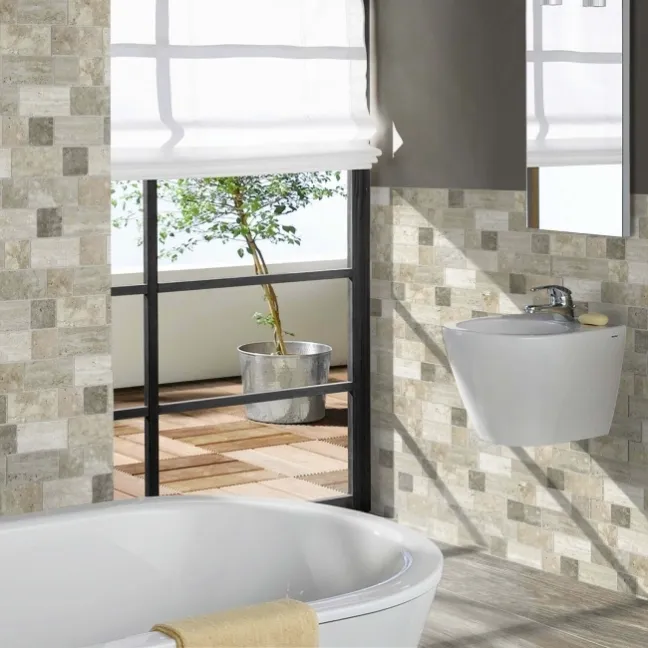 Roma Beige Travertine Effect Italian Porcelain Wall Tile