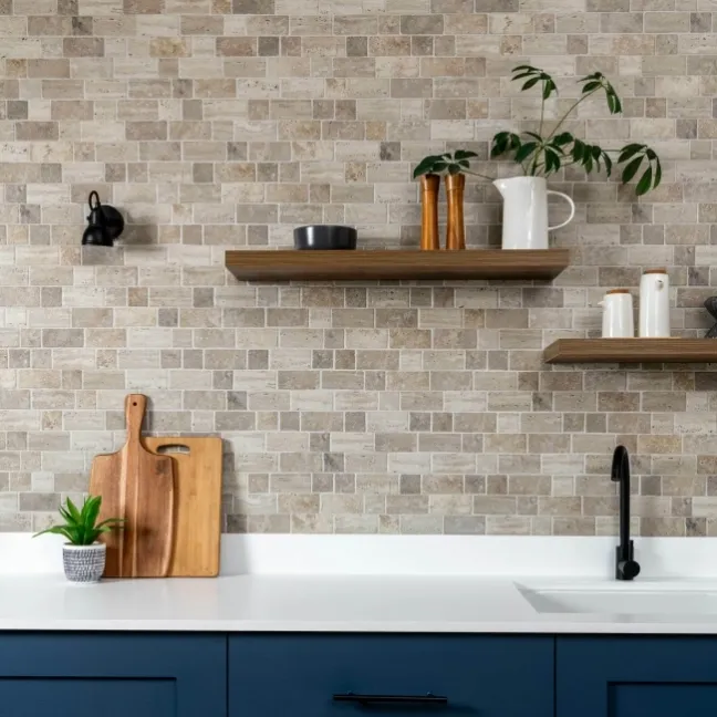 Roma Beige Travertine Effect Italian Porcelain Wall Tile