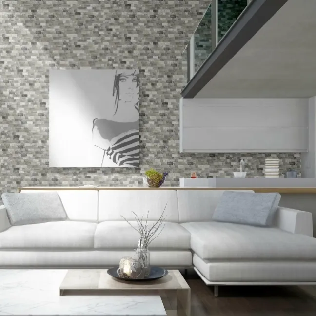 Roma Grey Travertine Effect Italian Porcelain Wall Tile