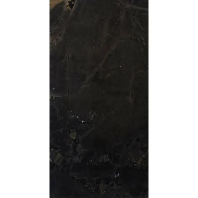 The Room Black Italian Polished Porcelain Wall and Floor Tiles