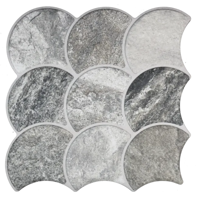 Scale Stone Steel Wall and Floor Tiles
