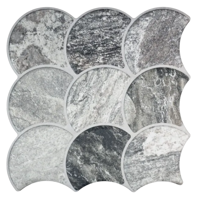 Scale Stone Steel Wall and Floor Tiles