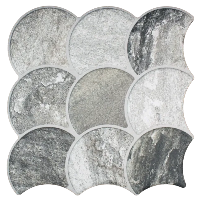 Scale Stone Steel Wall and Floor Tiles