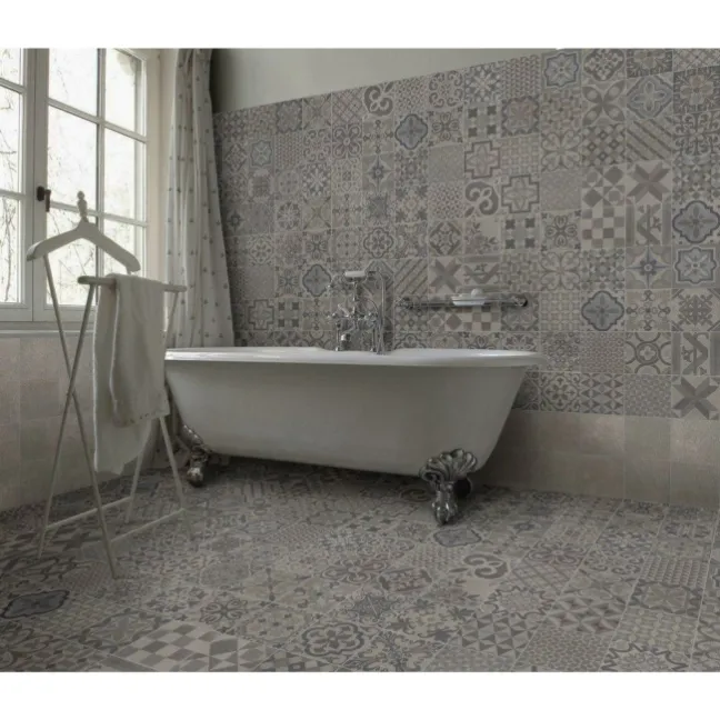 Skyros Delft Grey Wall and Floor Tiles 