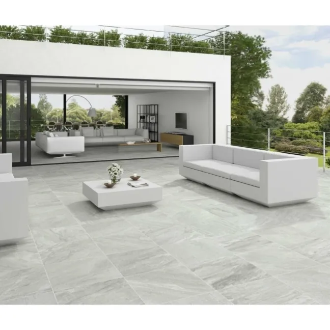 Icarus Grey Porcelain Outdoor Slab