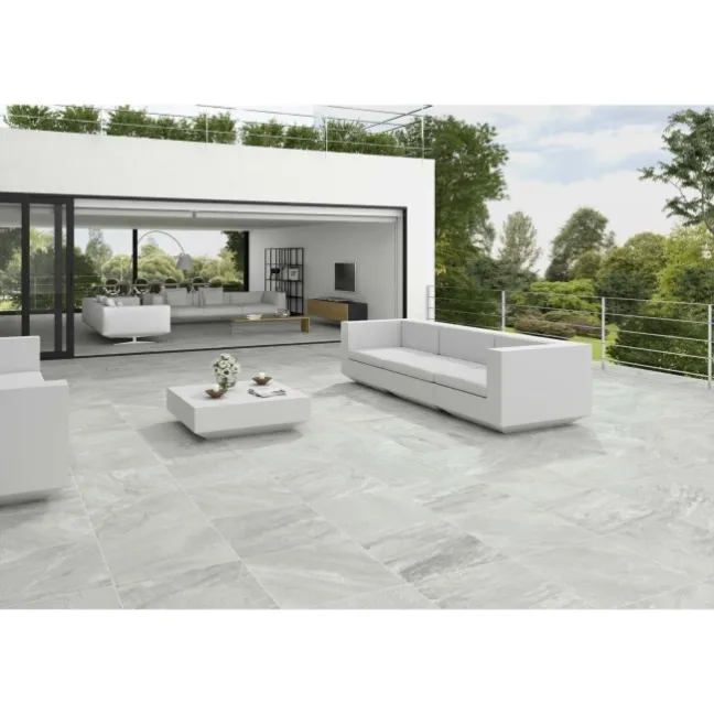 Icarus Grey Porcelain Outdoor Slab