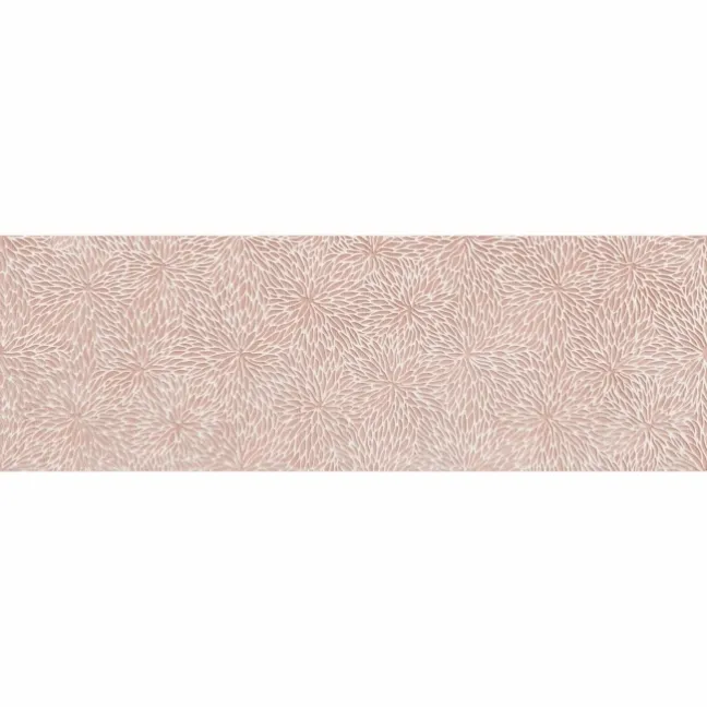 Tapiz Floral Decor Pink Matt Ceramic Wall Tile