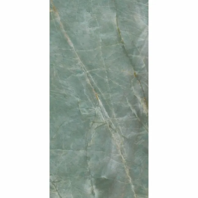 Roca Topazio Green Marble Effect Polished Porcelain Wall & Floor Tile