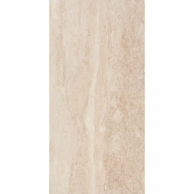 Travertino Beige Stone Effect Matt Porcelain Wall & Floor Tile