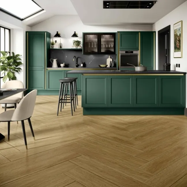 Trunk Natural Oak Wood Effect Anti Slip Porcelain Floor Tile