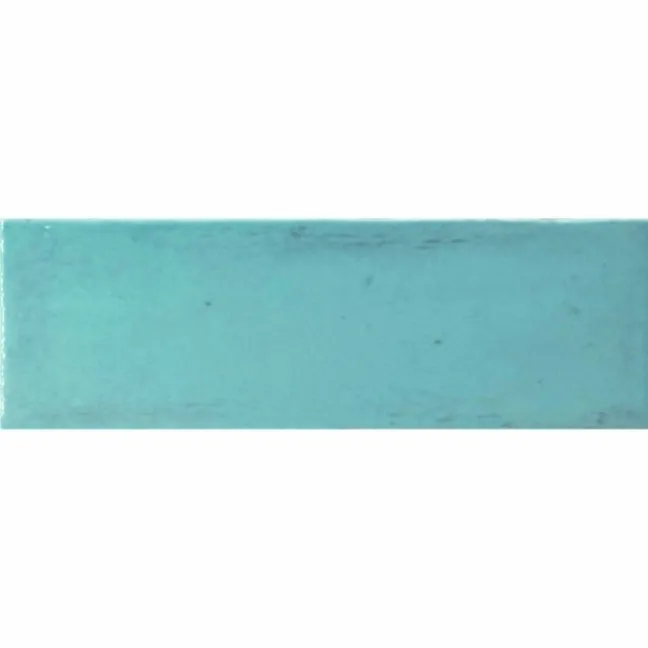 Victorian Style Aquamarine Gloss Porcelain Wall Tile