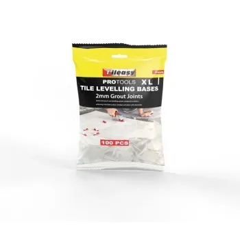 2mm Outdoor Slab Tile Levelling Spacer Bases XL - 100 per pack