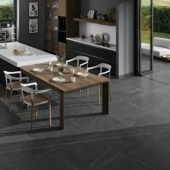 Bellevue Graphite Stone Effect Matt Anti Slip Porcelain Tile
