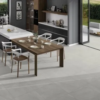 Bellevue White Stone Effect Matt Anti Slip Porcelain Tile