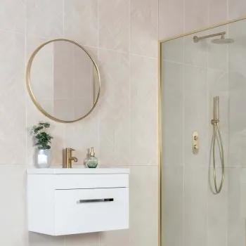 Bercy Chevron Decor Sand Concrete Effect Matt Ceramic Wall Tile