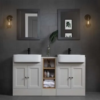 City Stone Anthracite Wall and Floor Tile Bathroom Wall 2300