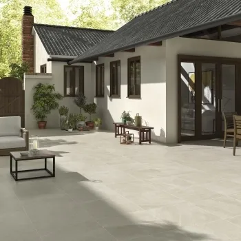 Bellevue Ivory Outdoor Slab Roomset
