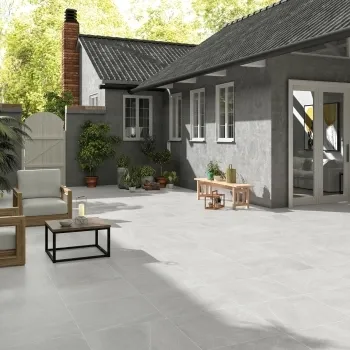 Bellevue White Outdoor Slab