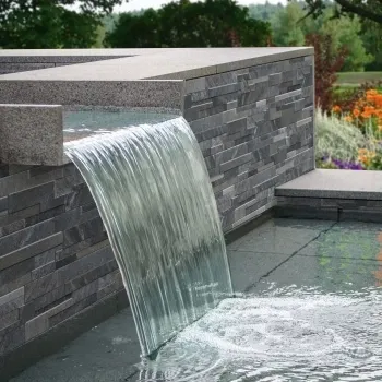 Nativa Dark Outdoor Wall Tiles 160x400 Roomset