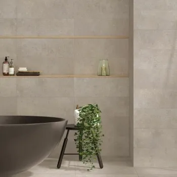 Crassana Beige Concrete Effect Matt Ceramic Wall Tile