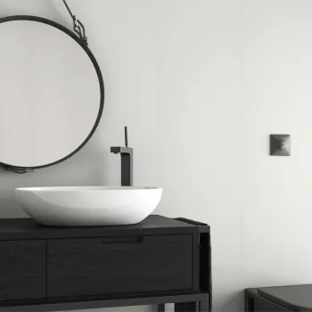 Forma Matt White Wall Tile 300x400 Bathroom Roomset