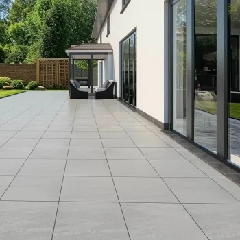 Kandla Stone Effect Grey Anti-Slip Porcelain Outdoor Slab