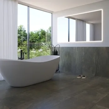 Magma Sparkle Green Slate Effect Anti Slip Porcelain Tile